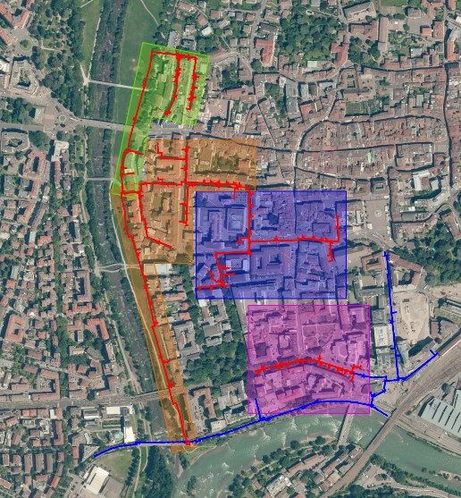 Via Carducci e Via Cassa di Risparmio