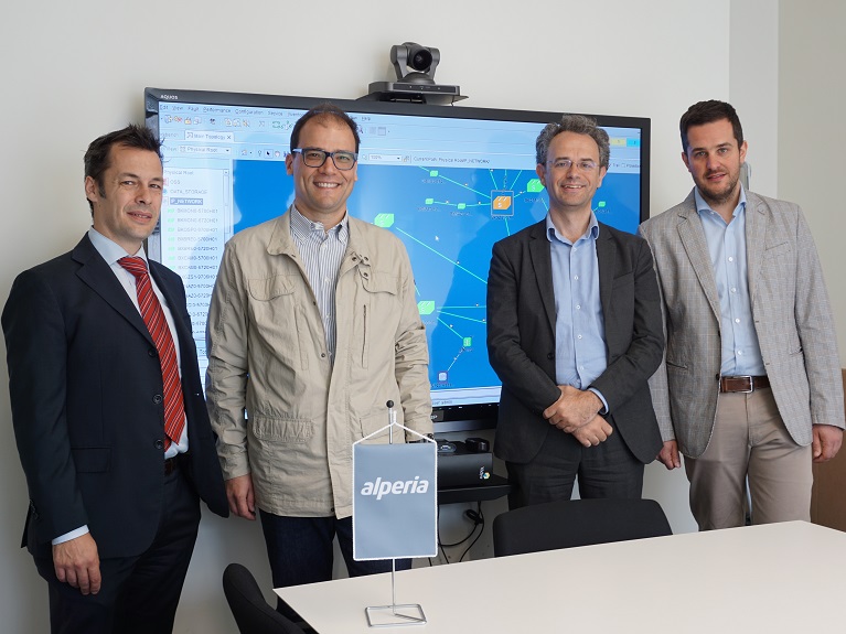 da sinistra: Sergio Marchiori, Riccardo Liso, Tiziano Tresanti, Danilo Pederiva 