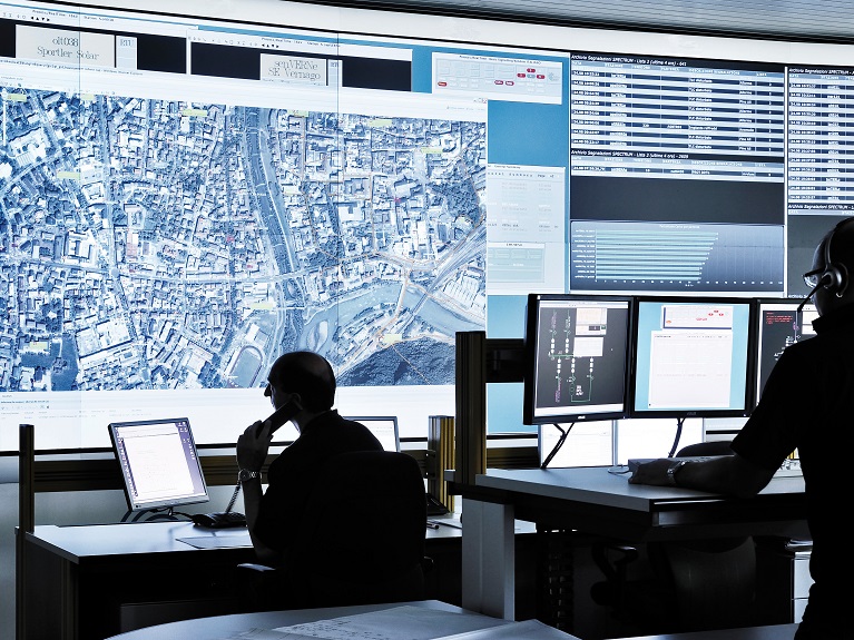 Centrale di telecontrollo Edyna a Bolzano 